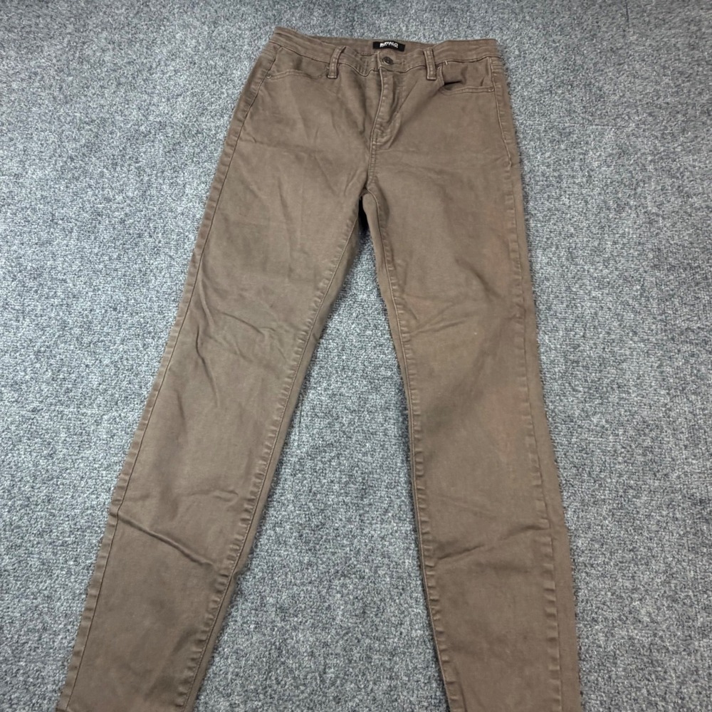 Buffalo David Bitton Hanna High Rise Skinny Jeans Brown Soft Stretch Size 6/28